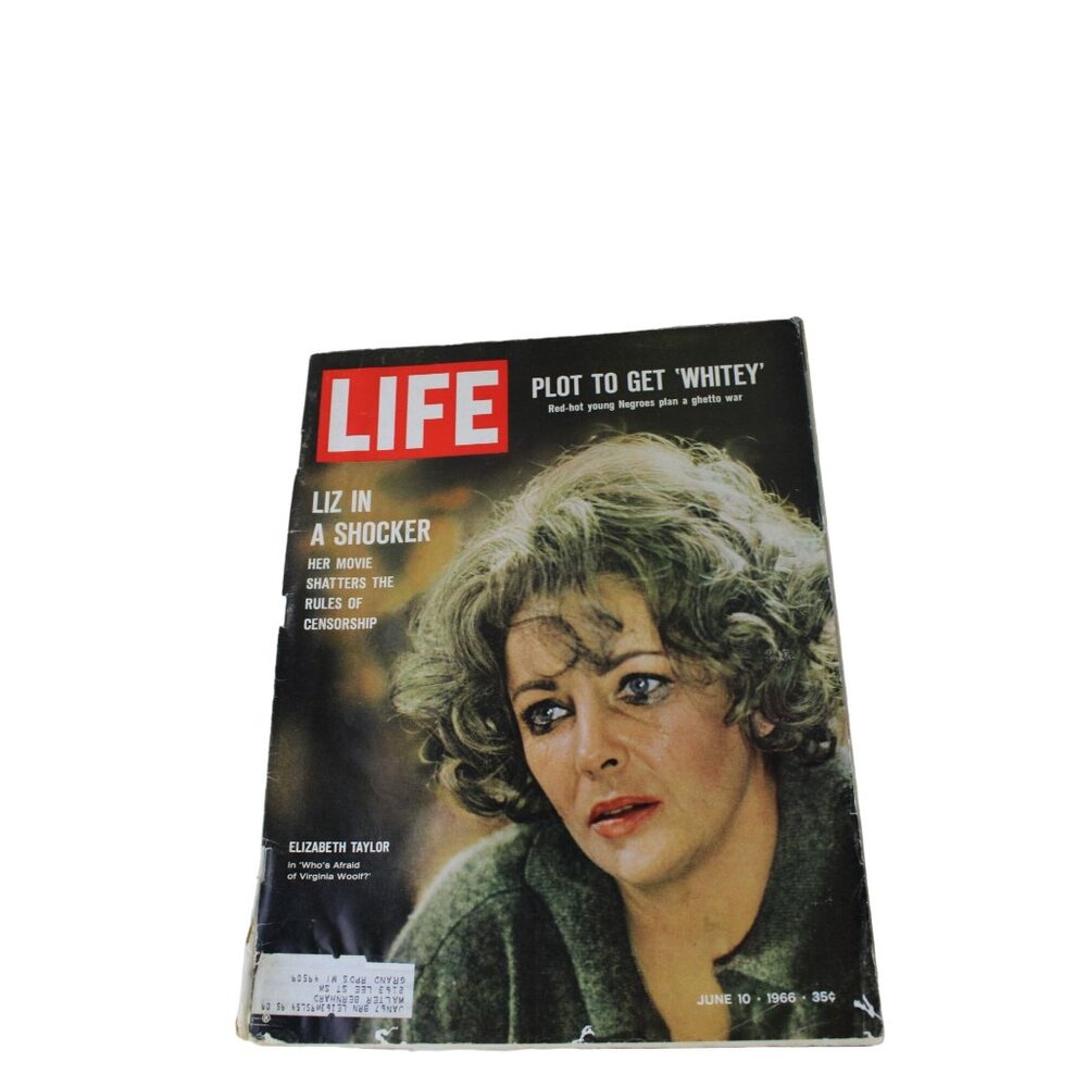 Life Magazine June 10 1966 Virginia Woolf Liz Taylor Vintage 91604